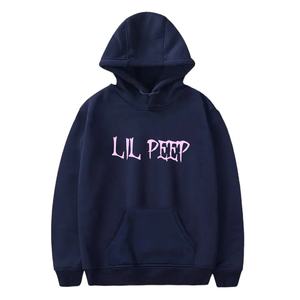 เสื้อฮู้ด Lil Peep Skeleton สำหรับผู้ชาย สีดำ ผ้าฝ้าย เสื้อสเวตเชิ้ตมีฮู้ดลำลอง สไตล์สตรีทแวร์สำหรับฤดูใบไม้ร่วง พิมพ์ลายด้านหน้า ดีไซน์กระเป๋าหน้า - Product Image 4