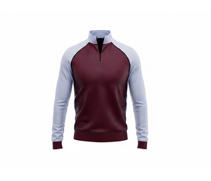 Custom Quarter Zip Running <b>Jacket</b> Manufacturer <b>Men</b> Women Youth Sportswear Quick Dry Team <b>Pullover</b> - Product Image 4
