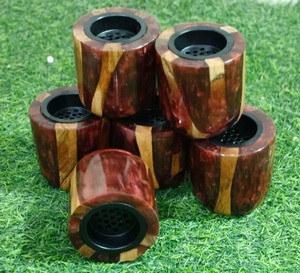 Porte-encens en résine et bois Serene Aurora Flow, brûleur d'encens décoratif artisanal de qualité supérieure pour la méditation, le yoga, l'aromathérapie - Product Image 2