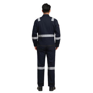 Overol Antiestático para Taller, con Bolsillos, Azul, Poliéster y Algodón, Resistente al Desgaste y a la Suciedad, Ropa de Trabajo de Protección Laboral para Astilleros - Product Image 5