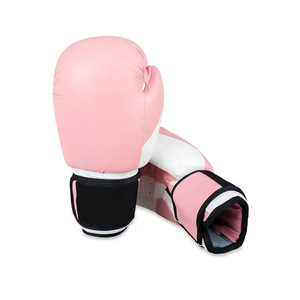 Nouveaux gants de boxe professionnels en cuir pour adultes - Gants d'entraînement respirants à lacets pour le taekwondo et le muay thai - Product Image 3