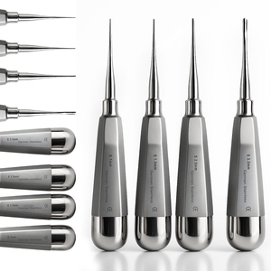 Juego de 4 Elevadores Dentales Luxating Rectos Configuración V2 Herramientas de Extracción Reutilizables Atraumáticas (Tamaños 1.5, 2.5, 3.5, 4.5mm) - Product Image 2