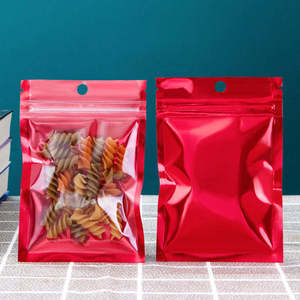 Manufacturer Color Aluminum Foil PE Recyclable Flat Base Zippered <b>Bread</b> <b>Bag</b> Food Grade Packaging Handle Convenient Sealing Bulk - Product Image 5