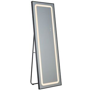 Specchio LED Rettangolare in Lega di Alluminio 65*22 Pollici, Design ad Angolo Retto, Illuminazione a Tre Tonalità, Luminosità Regolabile, Memoria Completa - Product Image 4