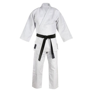 ชุดยูนิฟอร์ม Jiujitsu แบบถักสองชั้นสีขาว,ชุดยูโดะกิโมโนผ้าฝ้ายชุดยูโด - Product Image 5