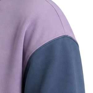 Sweat à capuche personnalisé pour homme, bleu lavande, en molleton de coton épais, color block, brodé, style streetwear, fabricant OEM - Product Image 6