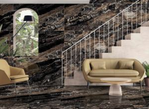 Azulejos de porcelana con superficie reflectante elegante de 800x1600, 1200x1800, 750x1500 mm, desarrollados para aplicaciones de lujo en viviendas y comercios. - Product Image 2