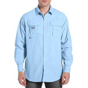 Camiseta Ligera de Pesca de Manga Larga, 100% Poliéster, Cortavientos, Protección Solar UPF 50, Impresión por Sublimación, Secado Rápido - Product Image 1