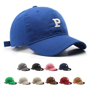 Gorras de Béisbol de Alta Calidad Ajustables con Diseño Elegante y Personalizado con el Logotipo de la Letra P para Adultos - Product Image 1