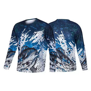 เสื้อยืดแขนยาวคอกลมผู้ชาย ผ้าถัก พิมพ์ลายดิจิทัล แห้งเร็ว สวมใส่สบาย ทรงปกติ ความยาวปกติ ผลิตจากผ้าฝ้าย - Product Image 2