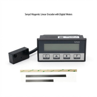Sensor Encoder Skala Magnetik Sistem Pengukuran Perpindahan Linier dengan Meteran Tampilan Digital