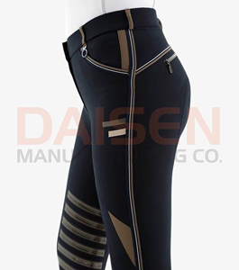 Leggings d'équitation pour femmes avec grip en silicone, respirants, extensibles, design sportif - Product Image 6