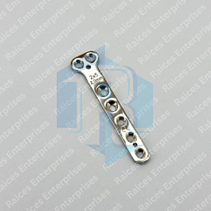 RAICES ENTERPRISES Placa de Bloqueo Ortopédica de 2.0mm, 2x5 Orificios, Acero Inoxidable, Certificación CE Clase II, Certificación ISO 13485, Veterinaria - Product Image 2