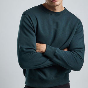 เสื้อฮู้ดผู้ชายสไตล์ลำลองแนวสตรีทสปอร์ตทรงโอเวอร์ไซส์ เสื้อสเวตเชิ้ตคอกลมผ้าฝ้ายแบบเรียบง่าย สตรีทแวร์ - Product Image 4