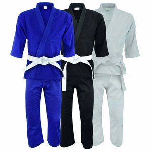 Kimono de judo avec matériau léger et genoux renforcés pour une durabilité accrue, uniforme de judo professionnel avec coton résistant - Product Image 3