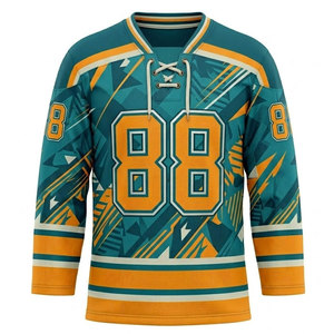 Uniforme de equipo personalizado con estampado por sublimación, camiseta de hockey sobre hielo para sesiones de práctica, partidos de liga y eventos deportivos - Product Image 1