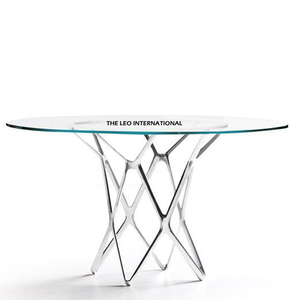 Table basse de salon moderne très demandée, en métal et verre, de forme rectangulaire, écologique, facile à installer - Product Image 3