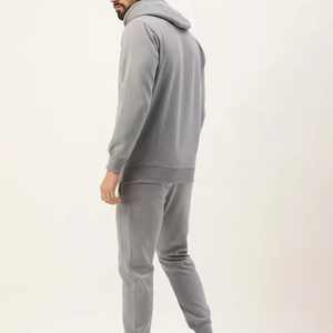 ชุดวอร์มฮู้ดดี้พิมพ์ลายสำหรับผู้ชาย ผ้าฝ้าย 100% ระบายอากาศได้ดี สไตล์สตรีทแวร์หน้าหนาวสุดฮิต - Product Image 2