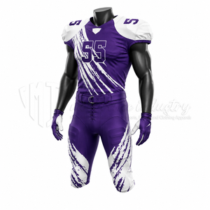 Conjunto de Uniforme de Fútbol Americano Personalizado, Jersey Sublimado, Pantalones Acolchados, Ropa Deportiva - Product Image 3