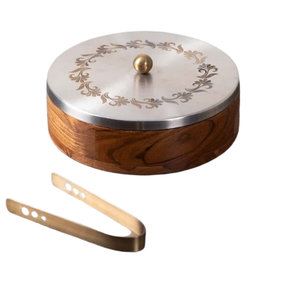 Caja de Madera para Roti Hecha a Mano, Recién Llegada, Redonda, para Almacenamiento de Alimentos en la Cocina, para Uso Doméstico, Caja para Chapati - Product Image 2