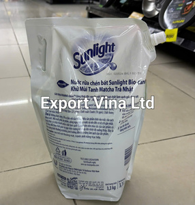 Sunlight Dishwashing <b>Liquid</b> Japanese Matcha Green Tea Scent in Bag 3.3 Kg - Product Image 3
