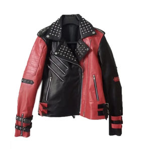 Chaqueta de Cuero de Diseño Profesional para Mujer, Chaqueta de Moda de Cuero de Piel de Oveja Original Transpirable, Talla Personalizada - Product Image 1