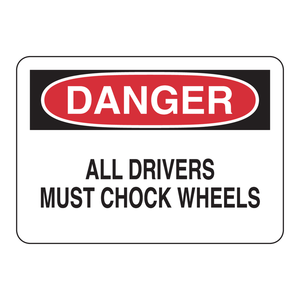 Panneau de signalisation de danger réfléchissant pour roues, 10x14 pouces, en polycarbonate, pour zones industrielles et entrepôts - Product Image 3