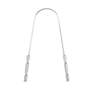 Rainbow Iridescent Titanium Tongue Scraper Single UShape Color Coated Stainless Steel Wire Oral Hygiene Bacteria Bad Breath Tool - Product Image 6