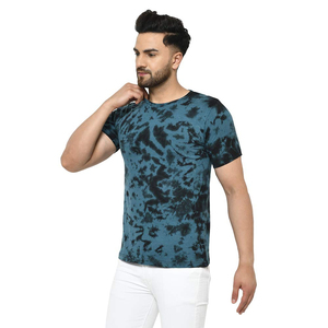 Muestra Gratis, Camiseta Tie Dye de Verano en Colores Personalizados, Camiseta Tie Dye Colorida para Hombre, 170 g/m², 55 % Algodón, 45 % Poliéster - Product Image 3