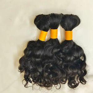 Extensions de cheveux naturels indiens Remy à donneur unique, 100 grammes, lisses, en trame, styles Deep Water Loose Wave, Chennai - Product Image 2