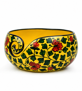 Ensemble de crochets et aiguilles à tricoter en bois peints à la main, multicolores, motif floral, qualité supérieure, faits à la main - Product Image 2