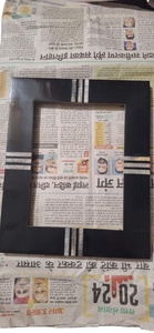 Marco DE FOTOS personalizable marrón brillo natural Cuerno y hueso incrustaciones, resina de hueso con borde de mosaico de cuerno falso marcos de fotos de madera - Product Image 3