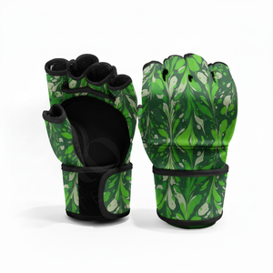Gants de combat MMA légers pour le grappling, gants d'entraînement demi-doigts, protection des mains pour le sac de frappe, gants de fitness personnalisés - Product Image 2