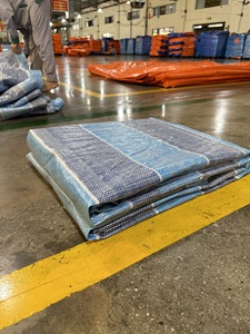 Colorful PE <b>Tarpaulin</b> <b>Waterproof</b> UV Resistant Heavy Duty Custom Colors for Agriculture Construction and Transportation - Product Image 1