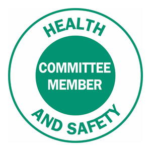 Étiquettes en plastique dur Brady pour casques de sécurité, pour les membres du comité de santé et de sécurité, identification des sites industriels - Product Image 3