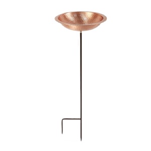 Nouveau Bain d'oiseaux de jardin en métal de luxe pour l'extérieur – Décoration personnalisable en taille, forme et couleur - Product Image 1