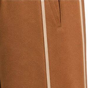 Ensemble de survêtement personnalisé pour homme, beige camel, sans manches, avec capuche, logo personnalisé, pour la gym, le fitness, l'entraînement sportif, sweat-shirt et short, vêtements de sport - Product Image 6
