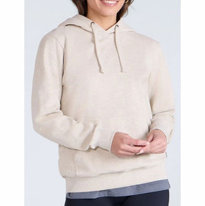 Sweat à capuche décontracté personnalisé pour femme, 100 % coton molletonné, fermeture éclair, manches longues, grandes tailles, col à capuche imprimé pour l'hiver - Product Image 3