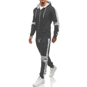 Conjunto Deportivo de Dos Piezas para Hombre, Chaqueta y Pantalones Deportivos de Invierno, Secado Rápido, Resistente al Viento, Transpirable, para Gimnasio, Fitness, Running, Entrenamiento, con Logotipo Personalizado - Product Image 2