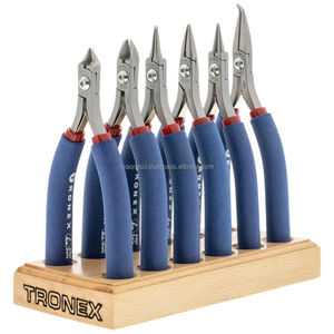Tronex P521S Alicates de Punta Larga de 5.4 Pulgadas con Dientes (Serrados), Herramienta de Alta Calidad para Hacer Joyas, Acero Inoxidable, Bricolaje - Product Image 6