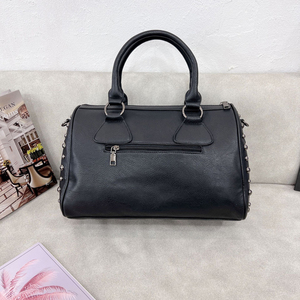 Personalized Punk PU Leather Crossbody Tote <b>Handbag</b> with Skull Design <b>Large</b> Capacity for <b>Women</b> Daily Use - Product Image 4