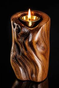 Heritage Wood <b>Candle</b> Stand Column Shape Home Decoration Made by Hand India Handmade <b>Candle</b> Stand <b>Set</b> - Product Image 4