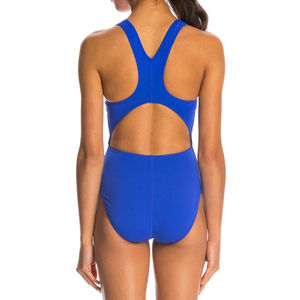 Traje de Baño Personalizado de Alta Calidad para Mujer, Top de Tirantes con Estampado a Cuadros y Logotipo Personalizado, Traje de Baño Teñido Liso, Servicio OEM - Product Image 6