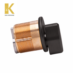 Cilindro de Cerradura de Latón con Operación de Giro sin Llave, Acabado Bronce Aceitado, 28mm, para Puertas de Entrada Comerciales y Residenciales - Product Image 5