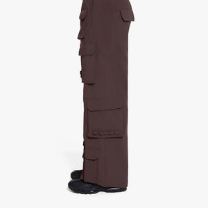 Jeans cargo amples pour hommes, taille haute, style hip-hop, coupe décontractée, multi-poches, longueur intégrale, tendance - Product Image 2