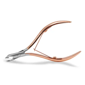 Cortacutículas de Precisión de 10 cm en Oro Rosa, con Apertura de Mandíbula Ancha, de Acero Inoxidable, para Salón Profesional y Uso Doméstico, Ideal para Manicura y Pedicura - Product Image 4