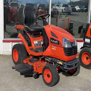 Tondeuse autoportée diesel Kubota GR2120 avec plateau de coupe à 3 lames, tondeuse à gazon haute performance pour grandes pelouses - Product Image 1