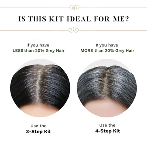 Kit de coloration capillaire noir naturel, mélange ayurvédique bio, solution de soin doux, contrôle l'évolution des cheveux gris, nourrit le cuir chevelu et favorise son bien-être - Product Image 6