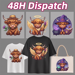 สติกเกอร์รีดร้อนแบบนุ่มเป็นมิตรกับสิ่งแวดล้อมสำหรับเสื้อยืดพร้อมลายการ์ตูนสีสันตามสั่งแบบสกรีนพิมพ์ - Product Image 6