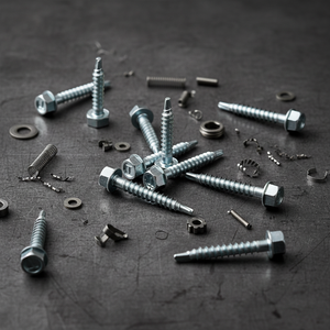 Tornillos de rosca gruesa de acero al carbono PDC Clase 4.8 6.8, galvanizados en zinc, con cabeza hexagonal, autorroscantes, disponibles para OEM, venta al por mayor de fábrica - Product Image 6